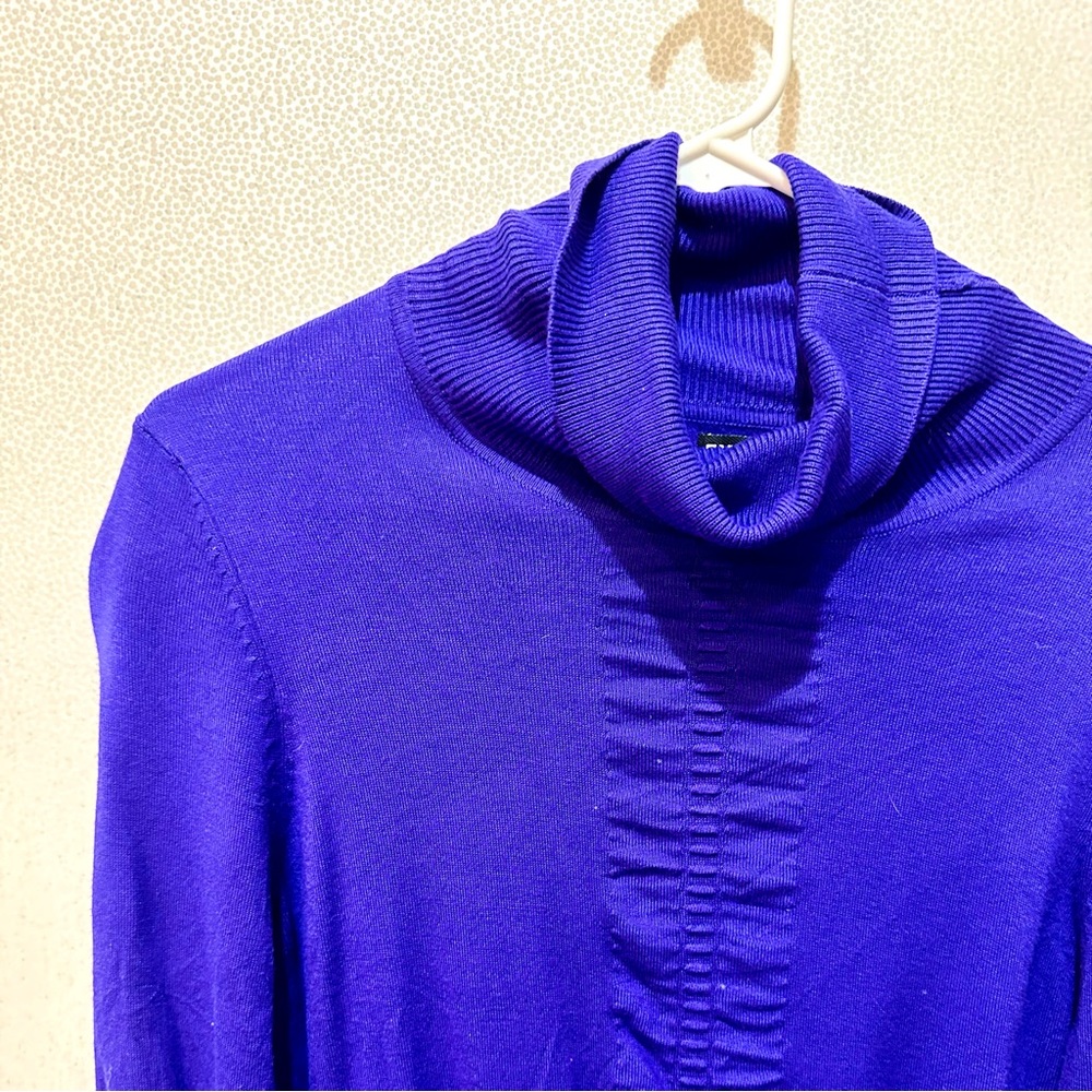 Winter chic purple turtle neck sweater